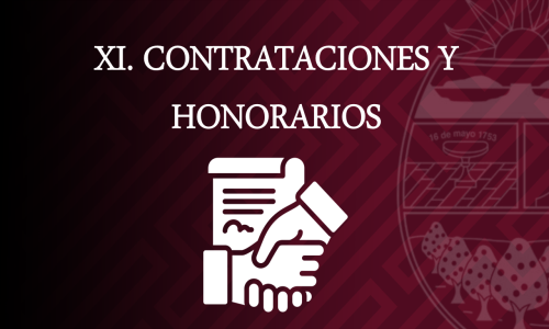 CONTRATACIONES Y HONORARIOS