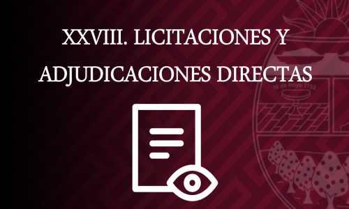 LICITACIONES Y ADJUDICACIONES DIRECTAS