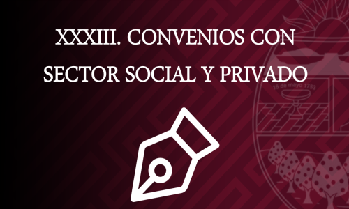 CONVENIOS CON SECTOR SOCIAL Y PRIVADO