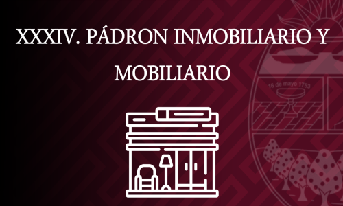 PADRÓN INMOBILIARIO Y MOBILIARIO