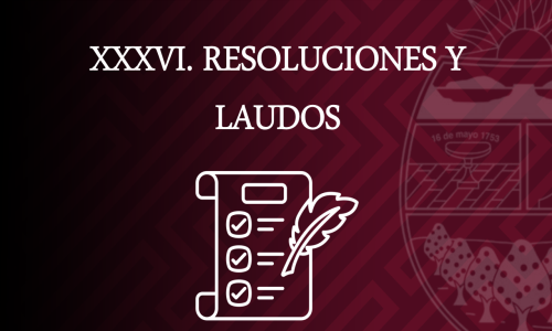RESOLUCIONES Y LAUDOS