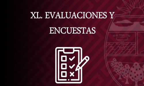 EVALUACIONES Y ENCUESTAS