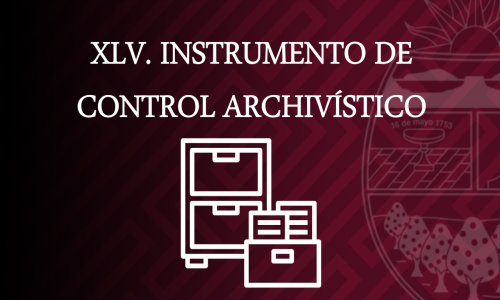 INSTRUMENTO DE CONTROL ARCHIVÍSTICO